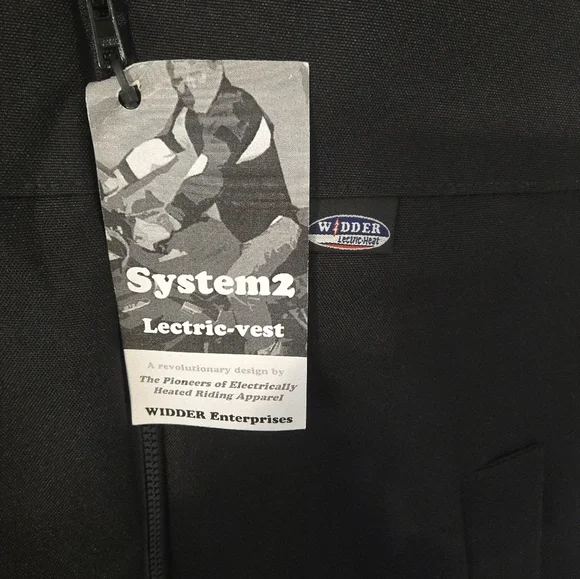 NWT WIDDER System 2 Lectric-Vest  Motorcycle Heated Electric Mens 44 Biker - Picture 5 of 9